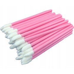 Aplikatory welurowe do przedłużania rzęs, 50szt/opak