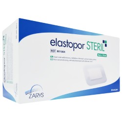 Elastopor Steril - opatrunek włókninowy z wkładem chłonnym, jałowy, 8cm x 15cm, 30szt/op ref:801004