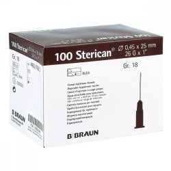 Igła B. Braun Sterican 26G (0,45x12mm), 100szt/op