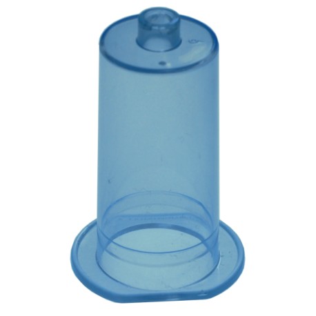 Uchwyt, holder luer, niebieski, 100szt/op