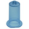 Uchwyt, holder luer, niebieski, 100szt./op. Ref: 351316
