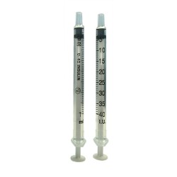 Strzykawka insulinowa BD, 1ml U40 (bez igły) 120szt/op BD303173