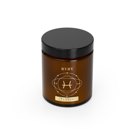 Świeca sojowa w szkle 180ml Zodiacs: RYBY