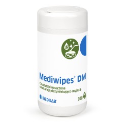 Chusteczki nasączone dezynfekująco-myjące, Medwipes DM, 100szt/op