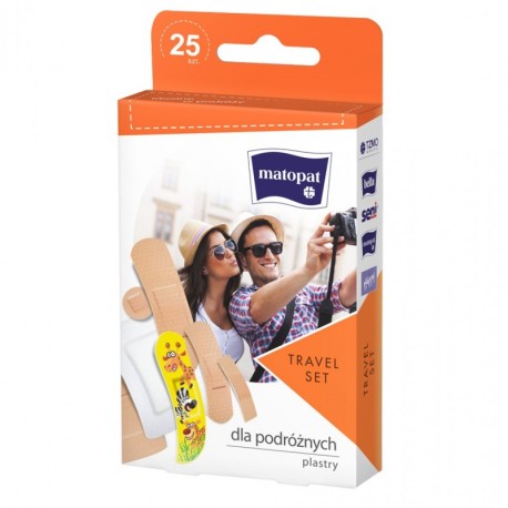Zestaw plastrów Travel Set Matopat 25szt/op