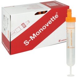 Probówka S-Monovette z Heparyną Litową 9ml, 16x92mm, 50szt./op. Ref: 02.1065