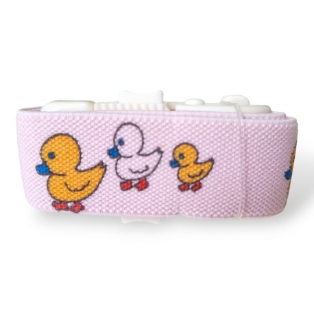 Staza automatyczna dla DZIECI z kaczuszką, różowa