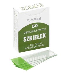 szkiełko z zielonym polem do opisu