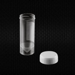 Pojemnik na Płyny ustrojowe PP z białą nakrętką , niejałowy, 30ml, 1szt. Ref: 381448