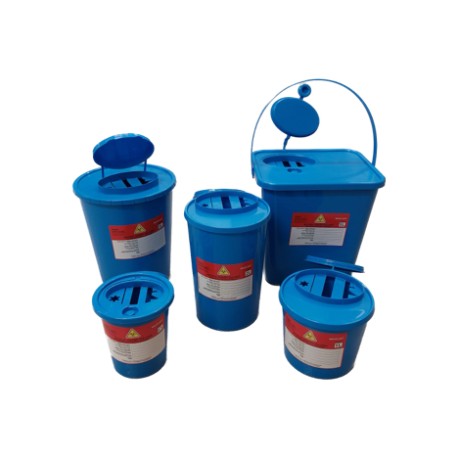 Pojemnik na odpady szpitalne Neuplast 2L - Niebieski, 1szt.