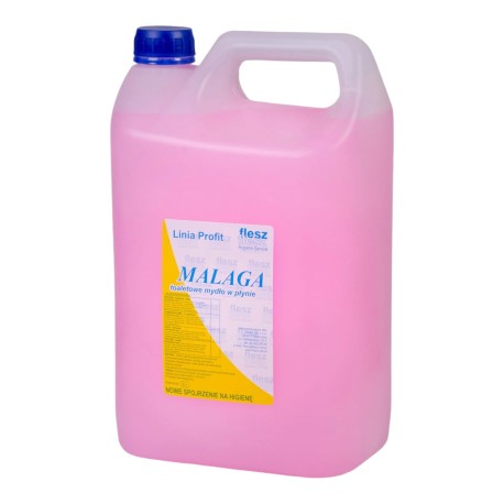 Mydło w płynie Malaga, zapach Kwiatowy - Róża, 5ltr
