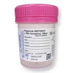 Pojemnik HISTOPOT 125ml z 10% formaliną, 1szt