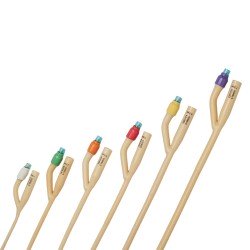 Cewnik Foley, dwudrożny z plastikową zastawką, sterylny, 1szt.