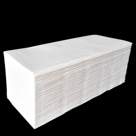 Ręcznik ZZ celulozowy QUALITA (24x11x10cm), 2W, Biały, 200szt./op.