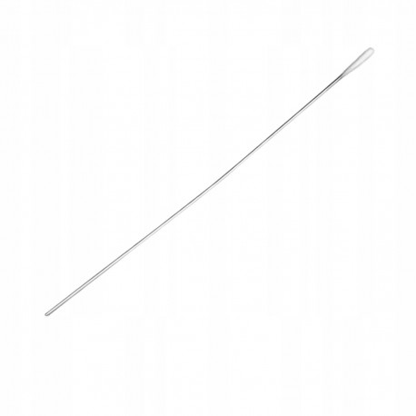 Wymazówka aluminiowa 0,9x150mm z wacikiem bawełnianym, jałowa, 1szt