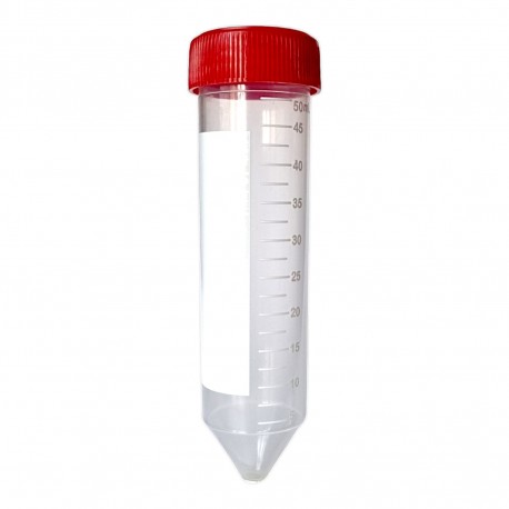Probówka stożkowodenna PP 50ml (30x115mm) z czerwoną nakrętką typu Falcon, 25szt./op. Ref: 337100