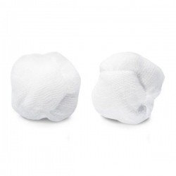 Tupfery z gazy, jałowe kula 15x15cm, 17N, 5szt./op.