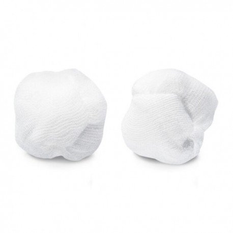 Tupfery z gazy, jałowe kula 15x15cm, 17N, 5szt./op.