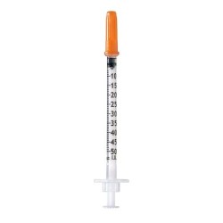 Strzykawka insulinowa BD Micro-Fine Plus 0,5ml (U100) z igłą, 30G (0,30x8mm), 10szt./op.