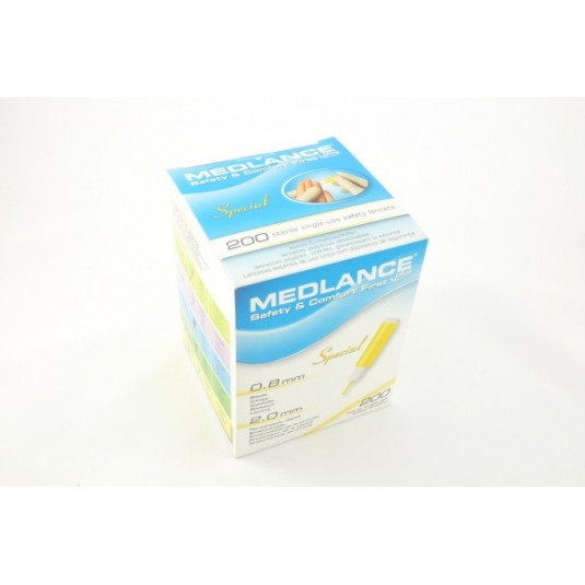 Nakłuwacz/Lanceta Medlance Plus Special 0,8x2mm 200szt/op