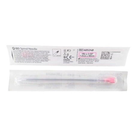 Igła do nakłuć lędźwiowych BD SPINAL NEEDLE 18GA (1,2x90mm), 1szt.