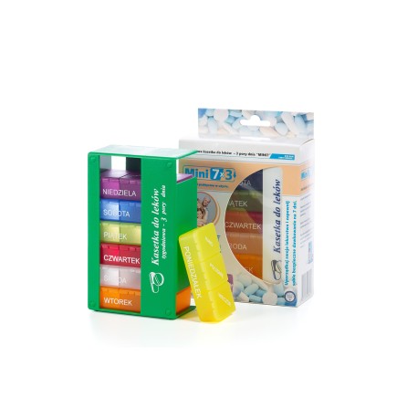 Tygodniowa kasetka do dawkowania leków doustnych 7/3