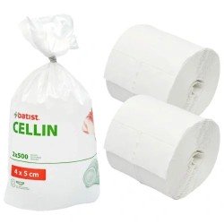 Tampony z watoliny celulozowej 2x500szt/ 1 opak.