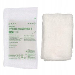 Gaza opatrunkowa, jałowa, 13nitkowa, 1m2