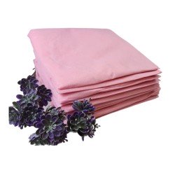 Prześcieradło włókninowe z gumką (90x220cm) różowe, 10szt./op.