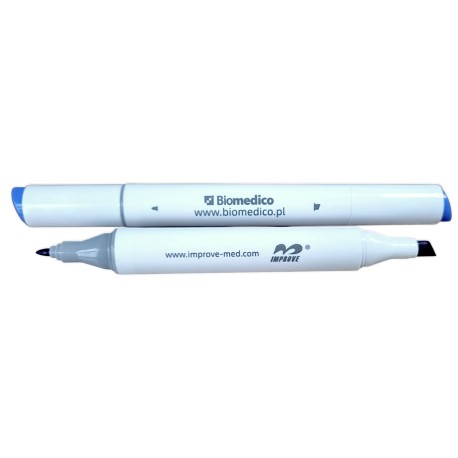 Marker, pisak laboratoryjny IERS® (dwustronny), niebieski, 1szt.