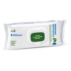 Chusteczki nasączone dezynfekująco-myjące, Medwipes DM, 100szt/op