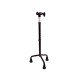 Trójnóg, laska dla dorosłych (regulowana wysokość), czarna, 1szt.