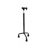 Trójnóg, laska dla dorosłych (regulowana wysokość), czarna, 1szt.