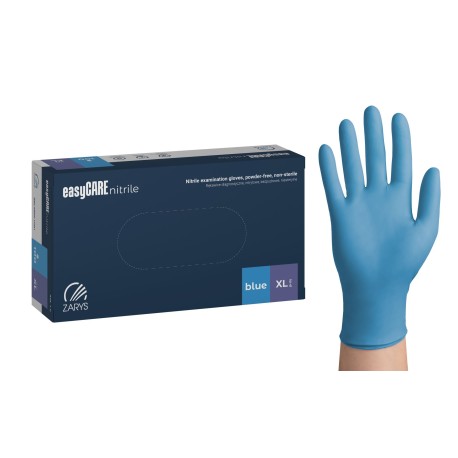 Rękawice nitrylowe PF easyCare Niebieskie (Rozm. XL), 100szt./op.