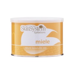 Wosk do depilacji w puszce, Miodowy, 400ml