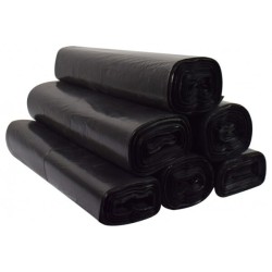 Worki na odpady LDPE (grube) 240L - Czarne, 10szt./rol.