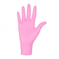 Rękawice nitrylowe Nitrylex® Pink PF (Rozm. M), 100szt./op.
