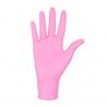 Rękawice nitrylowe Nitrylex® Pink PF (Rozm. L), 100szt./op.