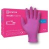 Rękawice nitrylowe bezpudrowe Nitrylex® MAGENTA, Rozm. M, 100szt./op.