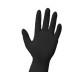 Rękawice nitrylowe bezpudrowe EasyCare czarne (Rozm. S), 100szt./op.