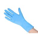 Rękawice nitrylowe bezpudrowe EasyCare Long (Rozm. M), przedłużony mankiet, niebieskie, 100szt./op.