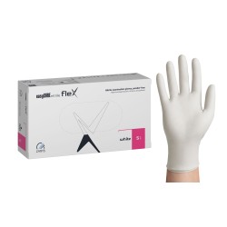 Rękawice nitrylowe PF easyCare Białe (Rozm. S), 100szt./op.