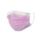 Maseczka chirurgiczna 3W Ampri Med-Comfort z gumką typ IIR, z włókniny, różowa, 50szt./op.