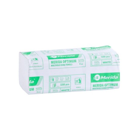 Ręcznik ZZ Merida Optimum 2W (25x12x10cm), biały, 160szt./op.