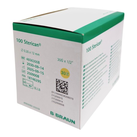 Igła iniekcyjna BBraun Sterican 30Gx12mm, opak.100szt