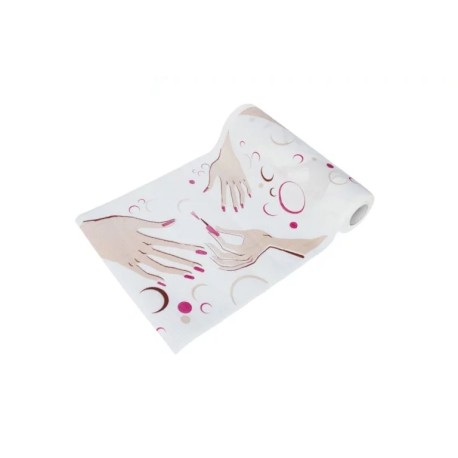 Serweta podfoliowana w rolce MUSTAF Medprox Comfort (30cmx20m) biały/dłonie, 1 rol.