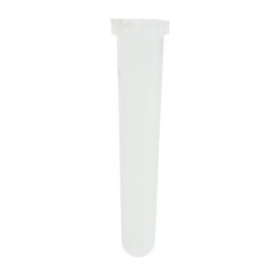 Probówka PP 11ml 16x96mm okrągłodenna z kołnierzem, z podziałką z korkiem 100szt/op