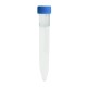 Probówka PP 15ml, 17x120mm stożkowodenna, skalowana, z niebieską nakrętką 50szt/op