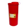 Pojemnik na odpady medyczne Sanmed 3,5L (wysoki) - Czerwony, 1szt.