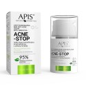 Apis ACNE STOP HOME TERAPIS, Lekki krem normalizujący, antytrądzikowy z zieloną herbatą 50ml, 1szt.
